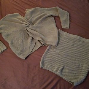 Sweater & Skirt Set